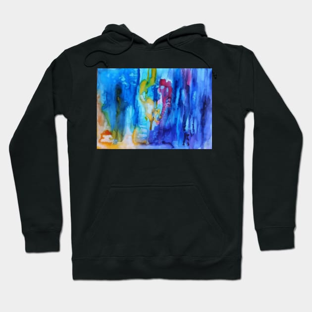 Heart Abstract Hoodie by candimoonart